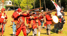 Re Enactors At Beaulieu