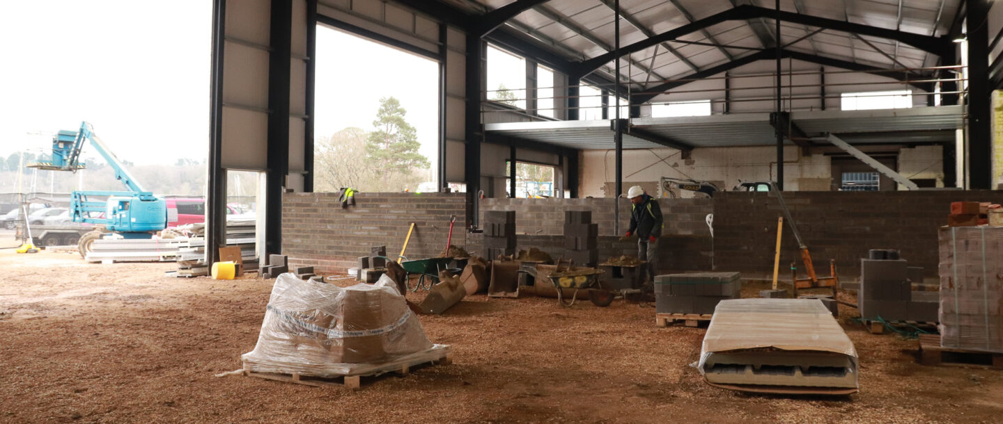 Work Moves Inside Bucklers Hard Yacht Harbour Boatshed 1440X610