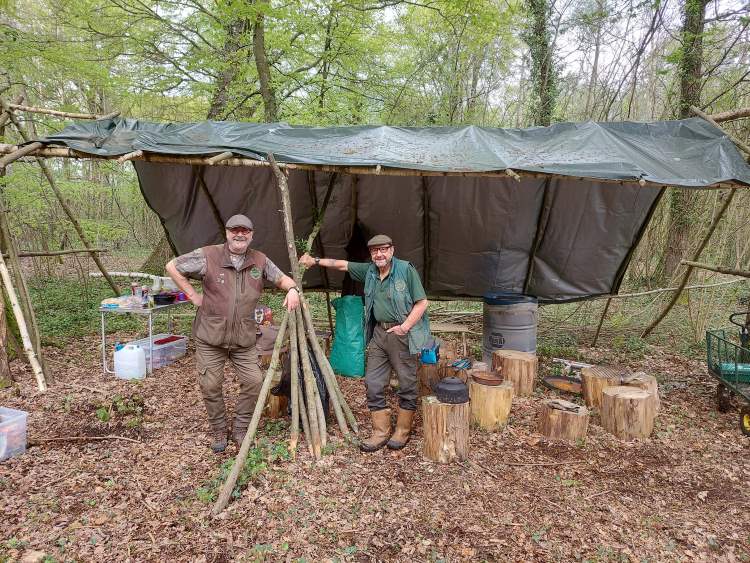 Woodland Craftsmens Area With Teacher Paul Brockman