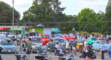 Custom Adn American Cars On The Arena