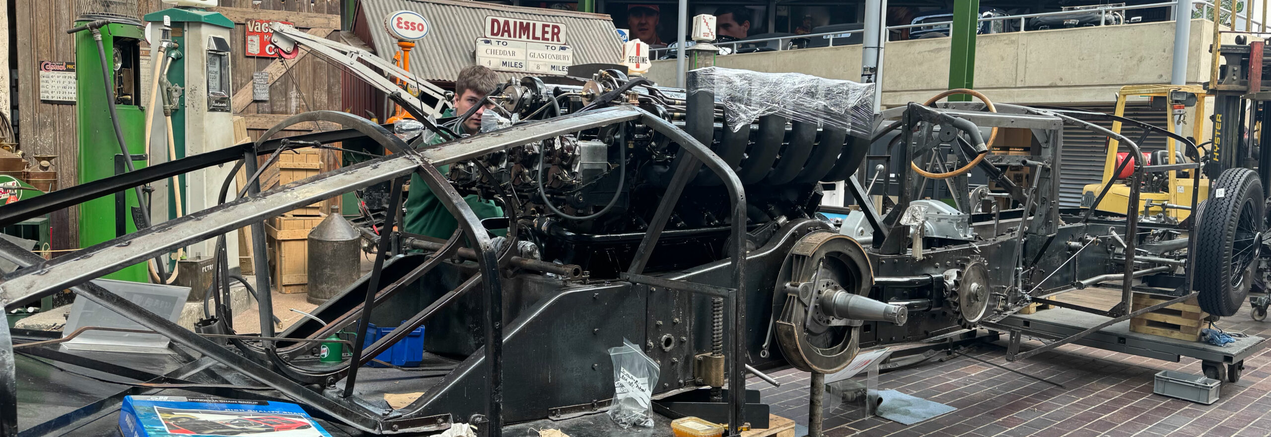 Restored Sunbeam 1000Hp Engine Back In The Chassis In National Motor