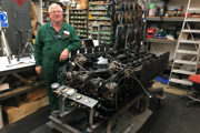 National Motor Museum Senior Engineer Ian Stanfield With The