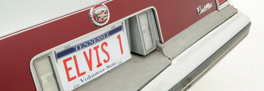 Desktop Thin Banner Elvis Number Plate W870px H300px