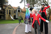 Lord Montagu And Stilt Walkers At Little Beaulieu Launch 870X580