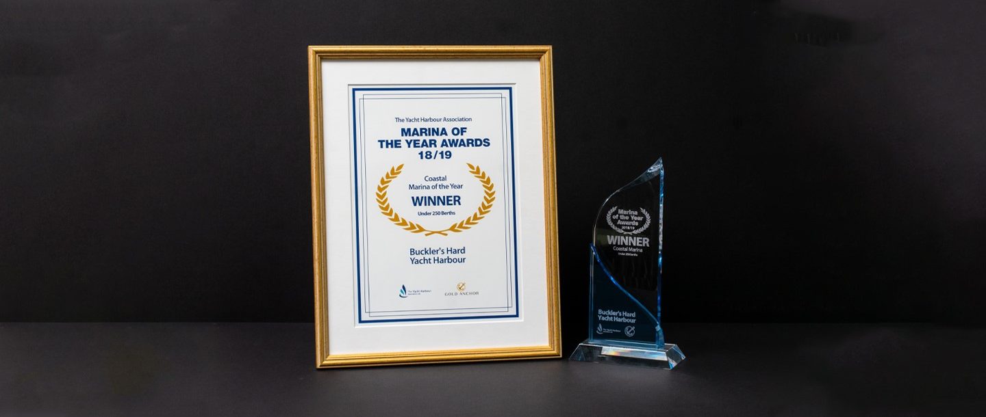 Beaulieu River Blog Banner Marina Of The Year Award 2018