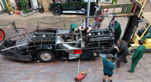 Lowering Restored Second Engine Into Sunbeam