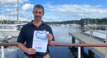 Deputy Harbour Master Adam Lewis Sustainable Marina Awards Web