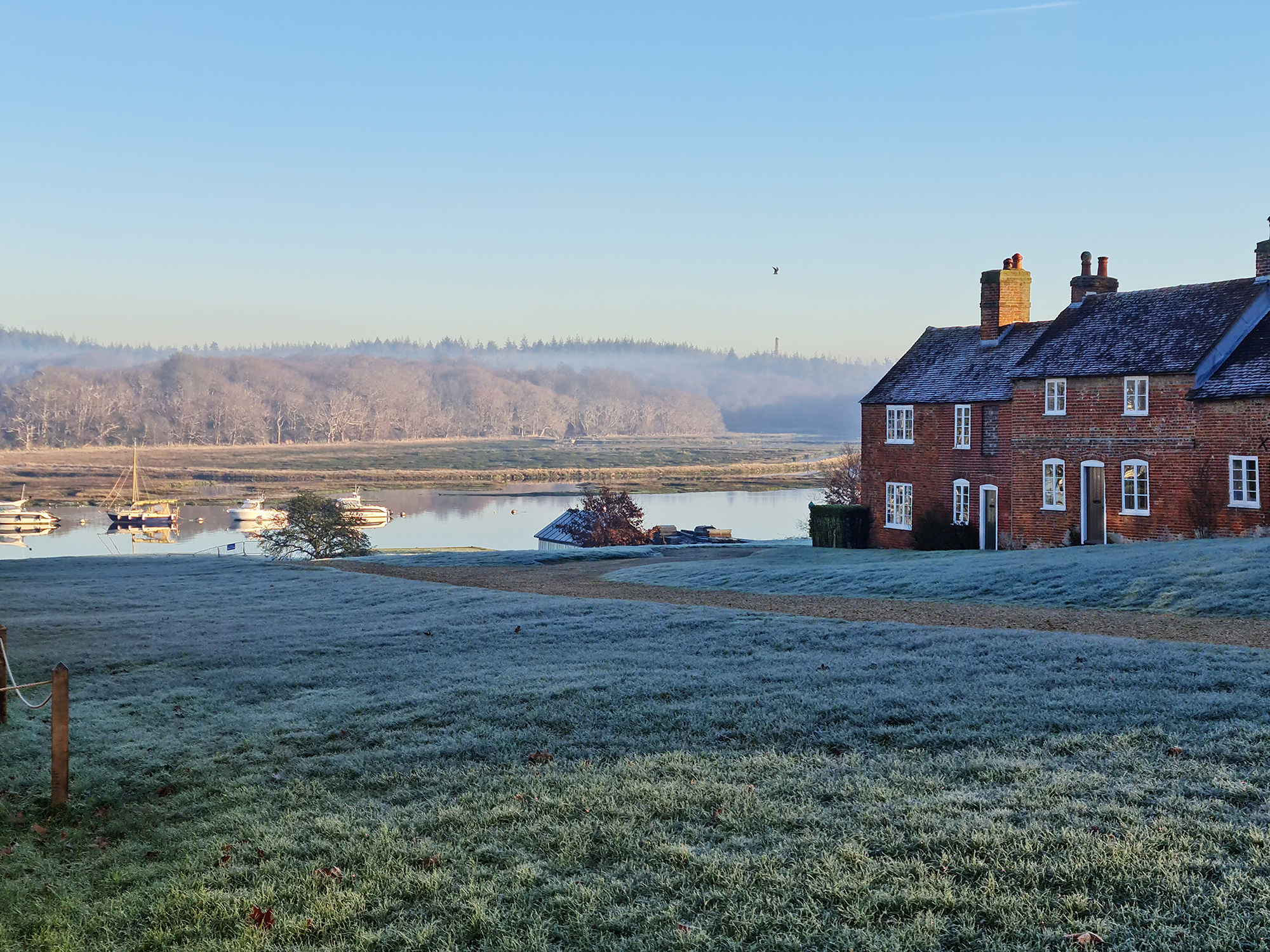 Bucklers Hard Village Winter