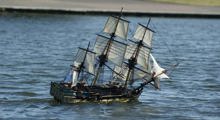 Desktop Event Gallery Model Boat HMS Dolphin W870px H475px